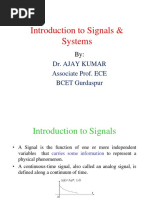 Signal and System Lectures PDF