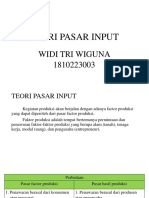 Tugas 2 Teori Pasar Input