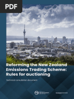 Reform of The Nzets Rules For Auctioning Technical Consultation