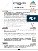 Chetan Sir's Group Tuition Math Test Solutions