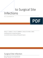 Factors To Surgical Site Infections