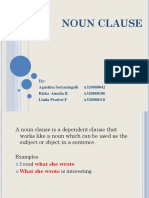 Pp. Noun Clause