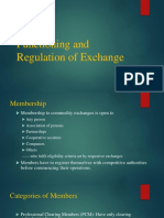 Functioning and Regulation of Exchange India