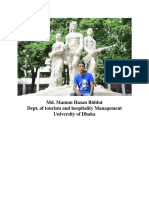 Md. Mamun Hasan Biddut Dept. of Tourism and Hospitality Management University of Dhaka