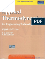 Applied Thermodynamics and Engineering Fifth Edition by T