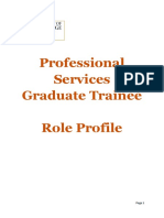 Professional Services Graduate Programme Insights