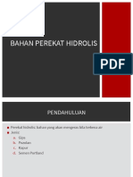 Bahan Bangunan Perekat Hidrolis - 1 - 2017