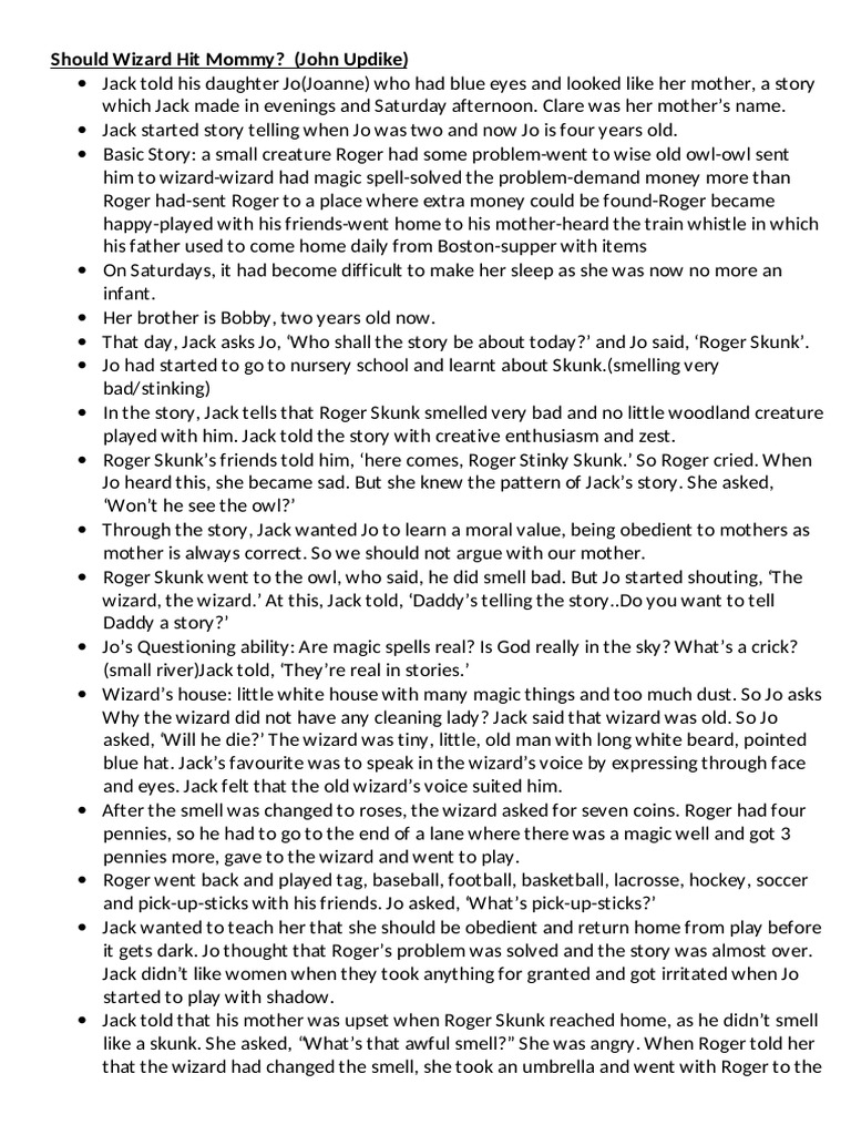 Should Wizard Hit Mommy PDF Mahatma Gandhi