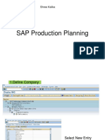 SAP Production Planning: Shree Kalika