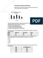 Additional Data Analysis and Statistics