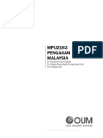 MPU2163 Pengajian Malaysia