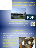 How Can We Improve Maritime Academy School-Ship Training in The United States