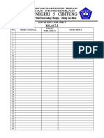 Format Daftar Siswa Terlambat