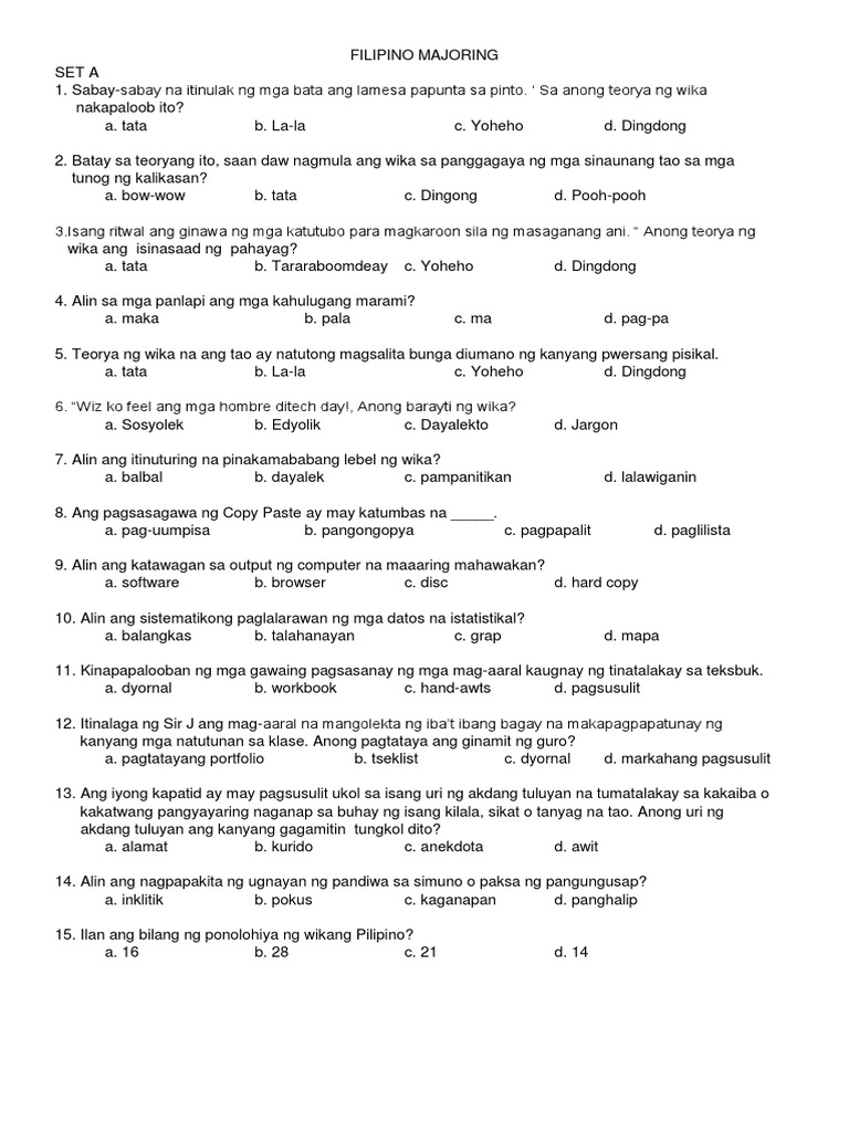 Sample Test | PDF