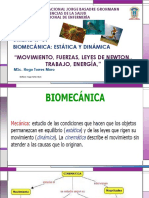 Segunda Clase - Biofisica - Cinemática, Dinamica Estatica Trabajo y Energía