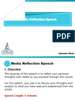 Media Reflection Speech