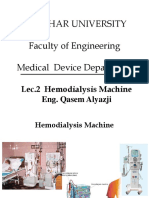 Lec2. Hemodialysis Machine