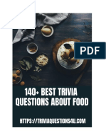 Best Food Trivia Questions