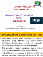 CHE317 Excel Lect4