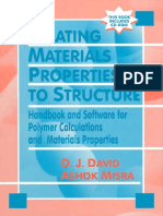 David, Donald J - Ashok Misra - Relating Materials Properties To Structure With Matprop Software - Handbook and Software For Polymer Calculations and Materials Properties (2001, CRC Press)