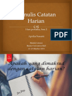 Menulis Catatan Harian