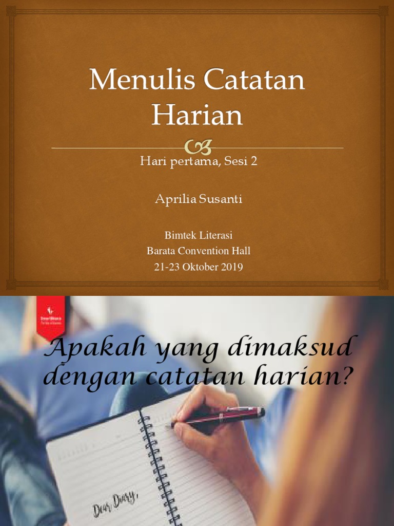 Panduan Menulis Catatan Harian | PDF | Pengembangan Diri