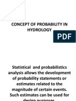 Concept of Probability in Hydrology