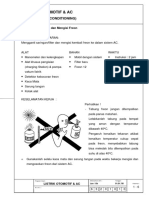 Mengganti Saringan Dan Mengisi Freon