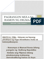 Pagbangon Mula Sa Hamon NG Digmaan