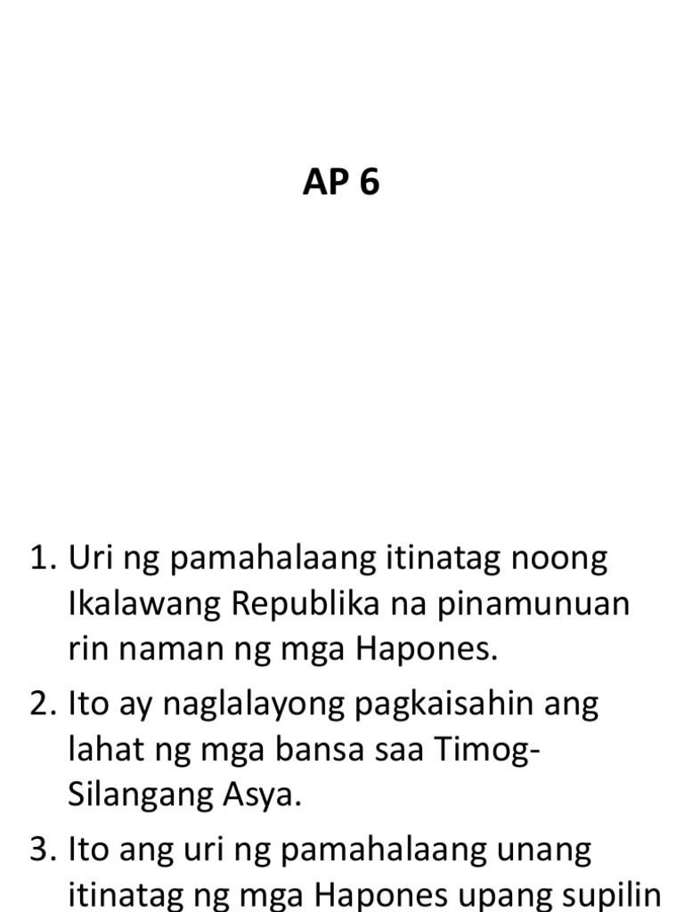 AP 6 Reviewer | PDF