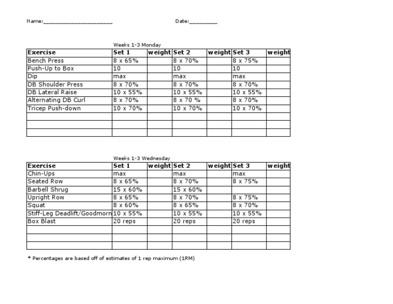 Argos Weight Program | PDF