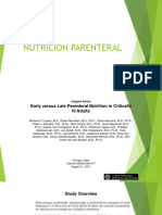 Nutrición parenteral en pacientes críticos