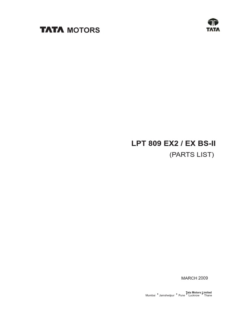 Catalogues$lpt 809 Ex2 Ex Bs-Ii PDF, PDF, Steering