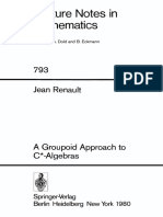 Jean Renault-A Groupoid Approach To C - Algebras (1980) PDF