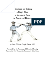 Instructions For Training A Ships Crew in The Use of Arms in Attack and Defence by Lieutenant William Pringle Green 1812