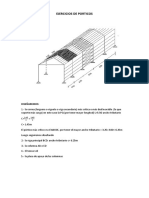 Diseño de porticos y vigas en estructuras de techo