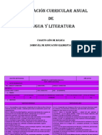 Pca Lengua y Literatura Cuarto