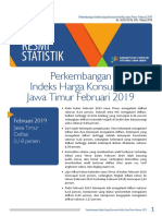 Inflasi Feb 2019 Jatim PDF