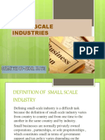 Small Scale Industries