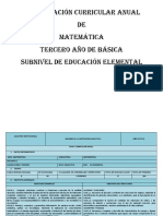 Pca Matematica Tercero