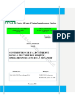Contribution de Laudit Interne Dans La M PDF