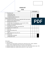 Nilai Check List PMR