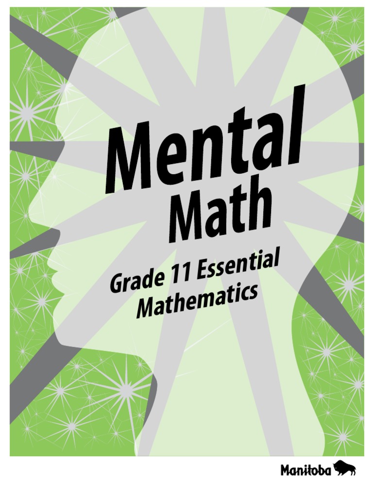 Mental Math Grade 11 Essential Mathematics PDF Division
