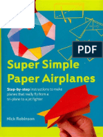 Super Simple Paper Airplanes - Step-By-Step Instructions To Make Planes That