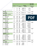 Bid Prices: Items of Work Quantity Unit Materials Labor Unit Cost Amount Unit Cost