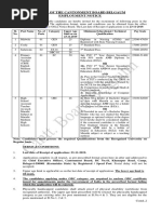 Office of The Cantonment Board Belgaum Employment Notice: WWW - Cbbelgaum.in