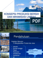 Konsepsi Produksi Bersih Dan Minimisasi Limbah