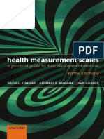 Nursing and Health Measurement