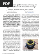 Stator Insulation Quality Assurance Testing For Appliance Motors With Aluminum Windings