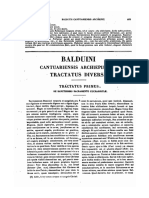 1185-1190, Balduinus Cantauriensis Archiepiscopus, Tractatus Diversi, MLT
